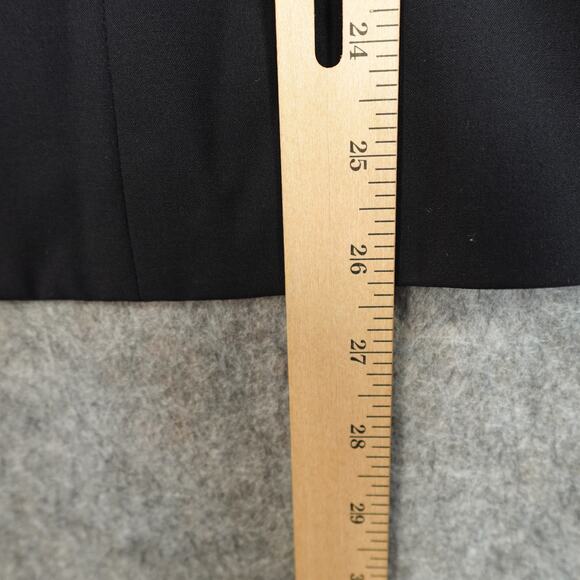 Lafayette 148 Blazer Womens 4 Wool 2 Button Jacket Navy Office Career Academia - Picture 8 of 9